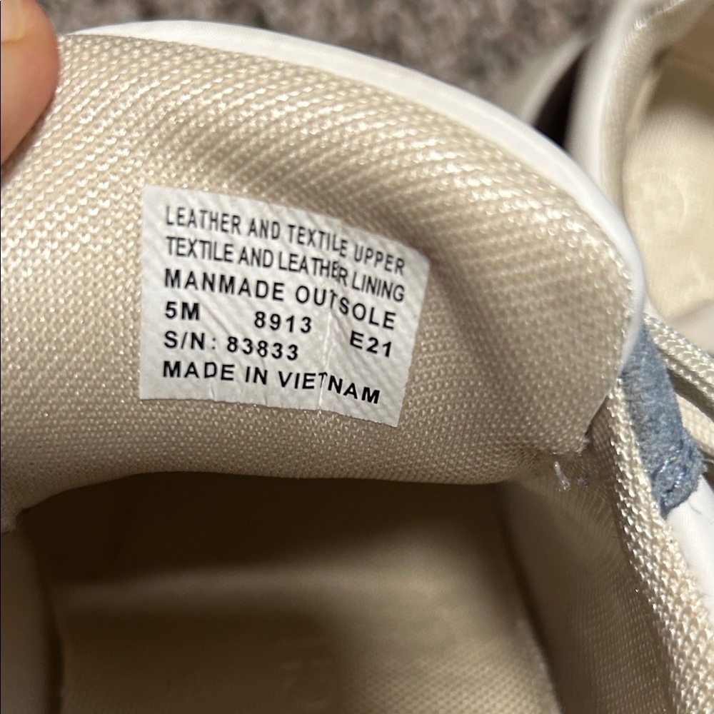 Tory Burch White, Blue, and Brown Sneakers - Picture 7 of 8